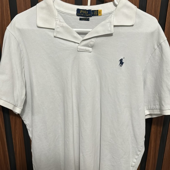 Ralph Lauren Classic White Polo. Good condition Size Large - Picture 3 of 4